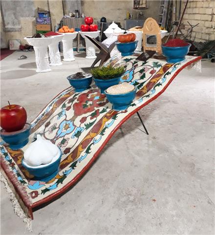 سفره هفت سین فایبرگلاس زرین کار