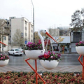 ساخت انواع گلدان های فایبرگلاس زرین کار