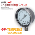گروه مهندسین آریس تامین کننده گیج فشار و دما برند Tempsens 
