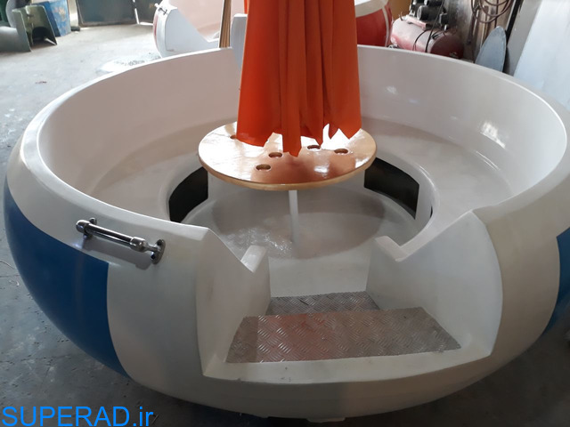 قایق موتوری فایبرگلاس طرح گرد هشت نفره