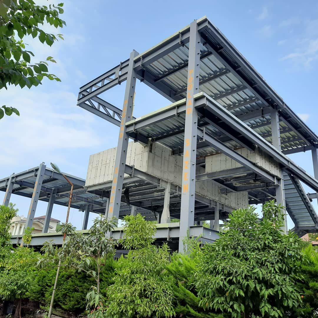 طراحی تولید و اجرای سقف عرشه فولادی